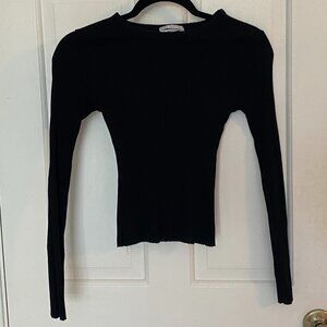Urban Outfitters Ribbed Long Sleeve Top